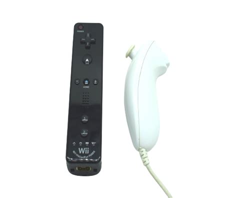 Nintendo Wii Remote Black Condition + Nunchuck Bundle ...