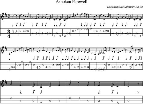 Mandolin Tab And Sheet Music For Songashokan Farewell