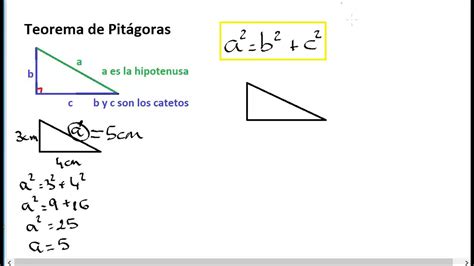 Teorema De Pitágoras Youtube