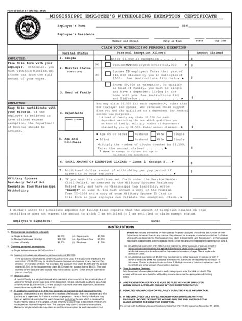 How To Fill Out Mississippi State Tax Form 89 350 Fill Out And Sign