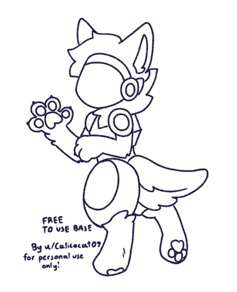 Protogen Free To Use Base By Me Rprotogen