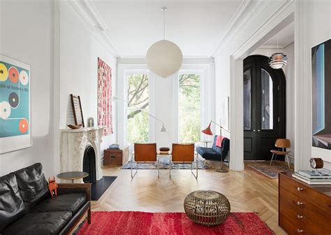 Restored Brooklyn Brownstone House With Fresh Contemporary Interior Decor