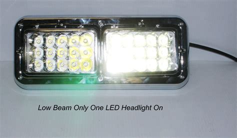 Mua Led Headlights With Bezel Lh And Rh Fit Kenworth T400 T600 T800
