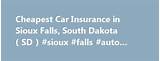 Sioux Falls Auto Insurance