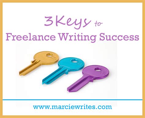3 Keys To Freelance Writing Success Marcie Writes