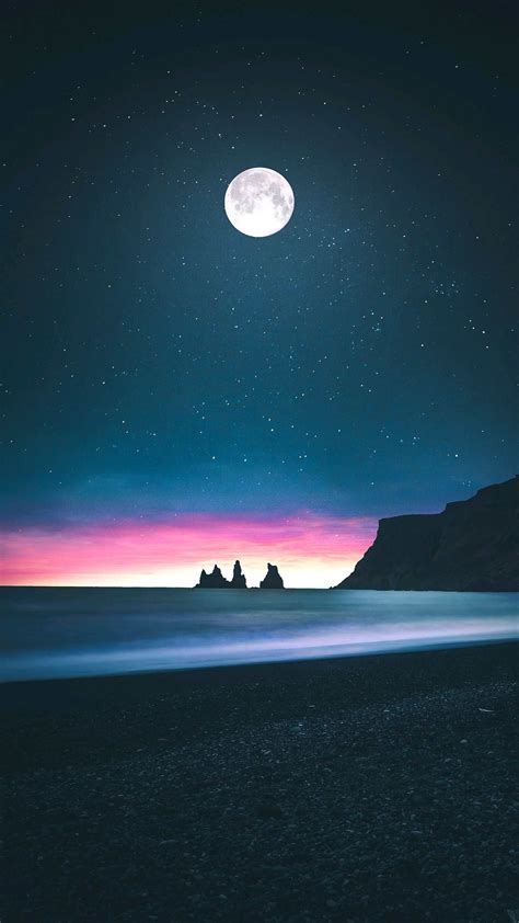 Beach Moon Wallpaper