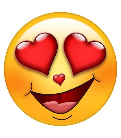 Moji D Amour Emoji Yeux De Coeur Image Gratuite Sur Pixabay Pixabay