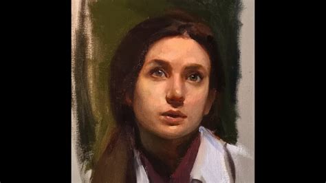 Female Portrait Oil Painting Dannika Sullivan Paintingtube