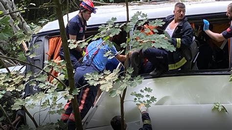 Bursa da tur otobüsü devrildi 5 kişi hayatını kaybetti Son Dakika