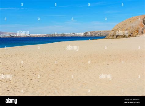 Playa De La Cera Famous Papagayo Beaches In Lanzarote Stock Photo Alamy