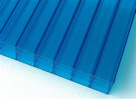 2 1 Width Blue Polycarbonate Roofing Panels Polycarbonate Flat Sheets 20mm China Polycarbonate