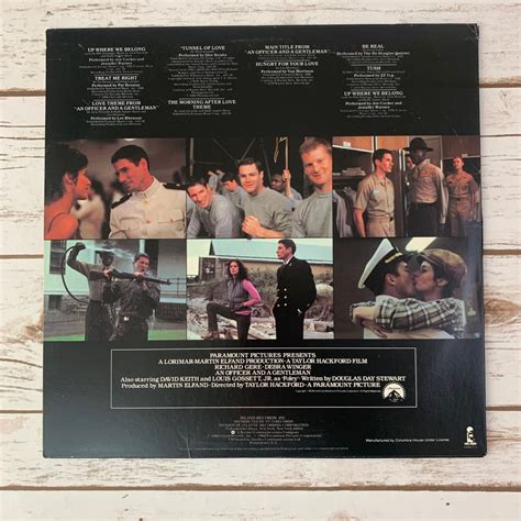 An Officer And A Gentleman Soundtrack 1982 Vintage Vinyl Etsy