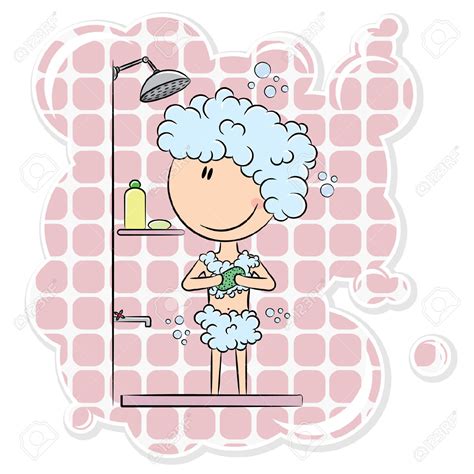 Clipart Of Woman Taking A Shower 20 Free Cliparts
