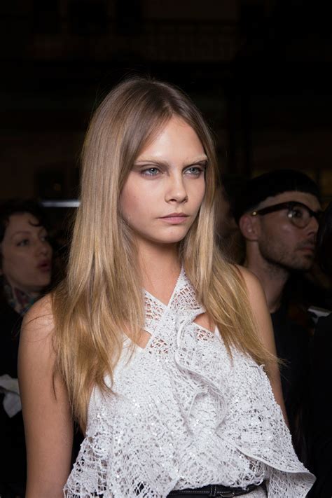 cara delevingne s bleached eyebrows for givenchy spring 2015 vogue
