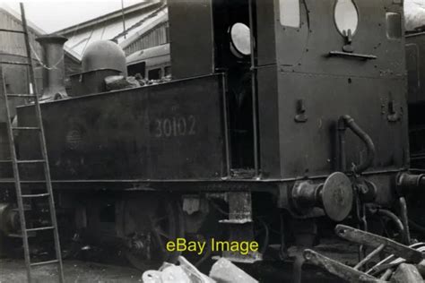 photo 6x4 railway steam engine 30102 ex lswr b4 0 4 0 at eastleigh c1962 £4 00 picclick uk