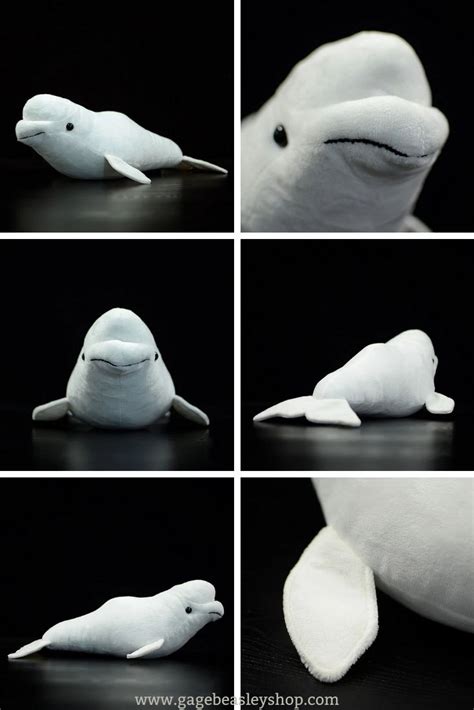 Beluga White Whale Soft Stuffed Plush Toy Beluga White Whale Whale