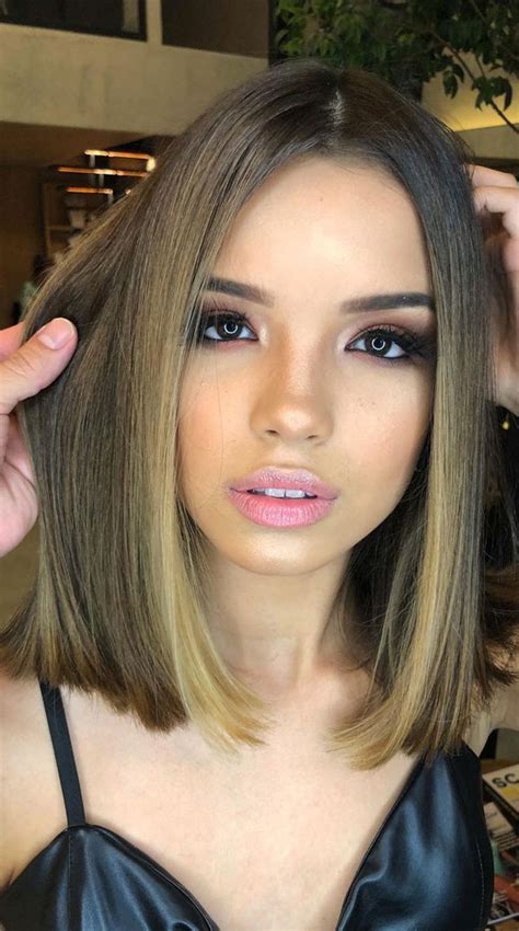 30 Stylish Shoulder Length Haircuts To Try Now Lob Haircut With Honey