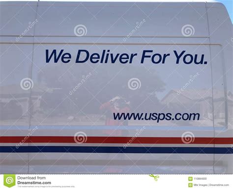 Usps Logo Editorial Image Image Of Carrier Courier 110884830