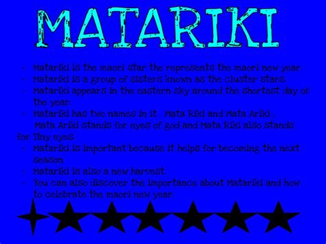 Constance Tamaki Primary School Matariki Learning