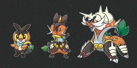 Unova Starters Fusion Oc Pokemon