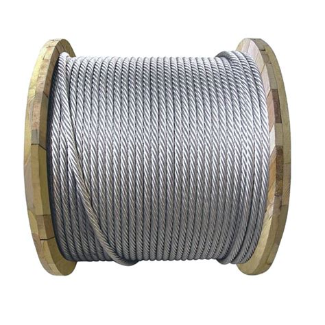 China 7×19 Galvanized Steel Wire Rope 3 Mm 16 Mm Hoisting Wire Rope