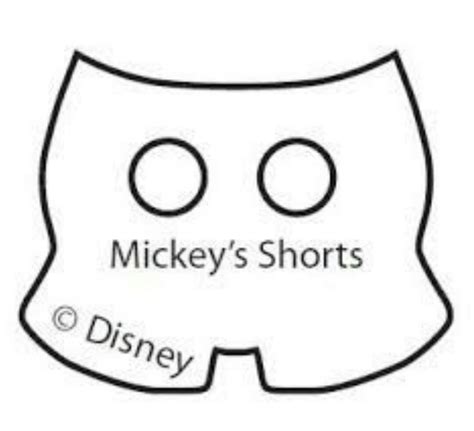 Mickey Mouse Pants Printable Template Printable Templates