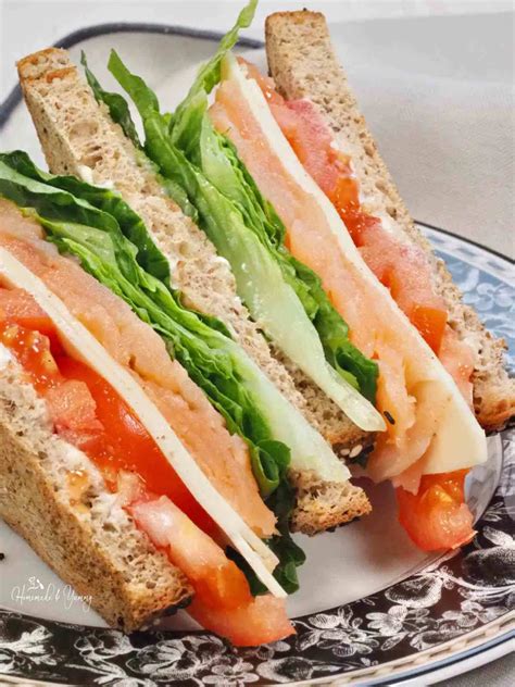 Simple Smoked Salmon Sandwich Homemade And Yummy