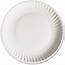 AJM Packaging Disposable 9 Paper Plates  White Case Of 1200
