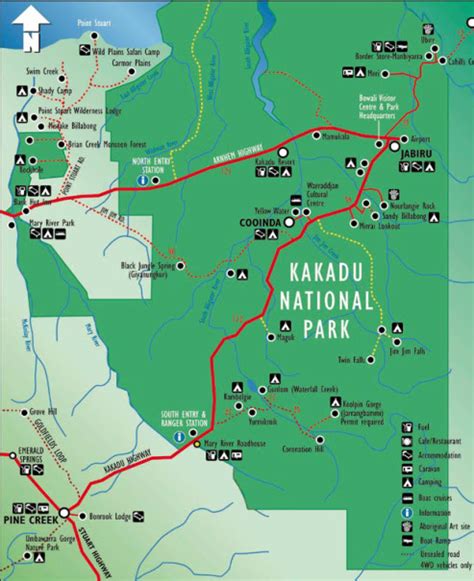 Map Of Kakadu National Park Zip Code Map