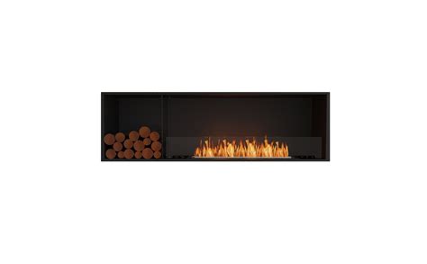 ecosmart flex fireplace 68ss bxl single sided black bioethanolfires