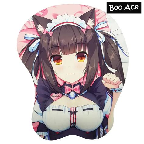 NEKOPARA Chocolat Anime 3D Brust Gel Wrist Rest Unterstützung Gaming