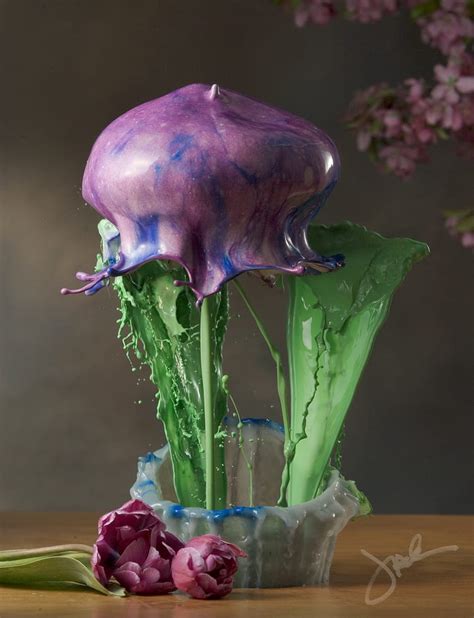 High Speed Liquid Flowers Photographed By Jack Long — Colossal