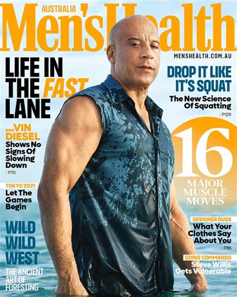 Vin Diesel Is Our August Cover Star Men S Health Magazine Australia