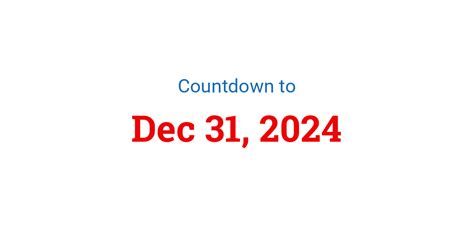 Countdown To Dec 31 2024 In Seattle