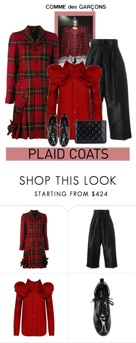Comme De Garcons Plaid Coat By Bodangela Liked On Polyvore Featuring