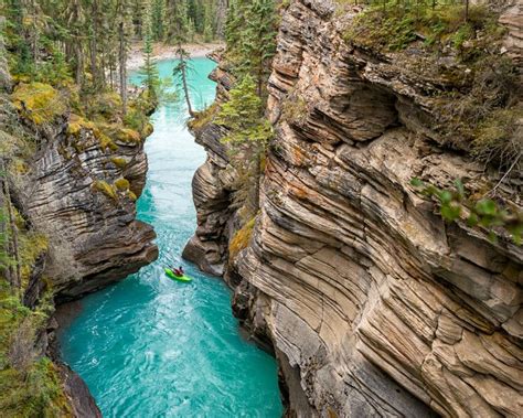 A Photographers Dream Trail South Athabasca Falls Canyon Jasper