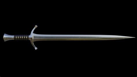 Medieval Sword Free 3d Model Cgtrader