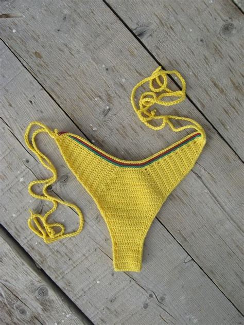 high hip brazilian crochet bikini set jamaican bikini crochet etsy crochet bikini set