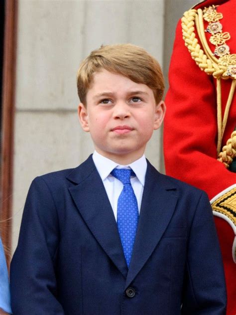 Prince George In His Th Trooping The Color First Day Of The Platinum