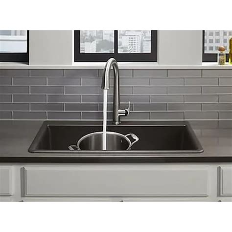 Kohler Sinks Kitchen Kohler Prolific 33 Inch Workstation Stainless