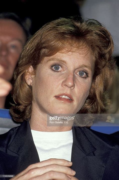 Sarah Ferguson Duchess Of York During 1991 Us Open At Flushing