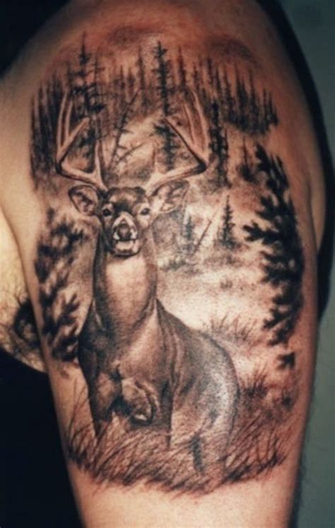 Tattoo Ideas Tattoo Designs Deer Tattoo Designs With Trees And