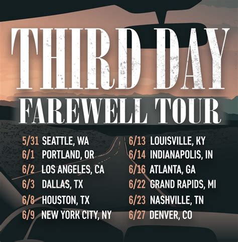 Third Day To Disband After Farewell Tour Exclusive Billboard Billboard
