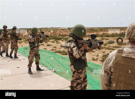 Tifnit Morocco Royal Moroccan Armed Forces Personnel Instruct Their