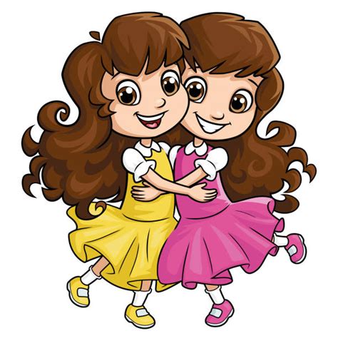 Twin Girls Illustrations Royalty Free Vector Graphics And Clip Art Istock