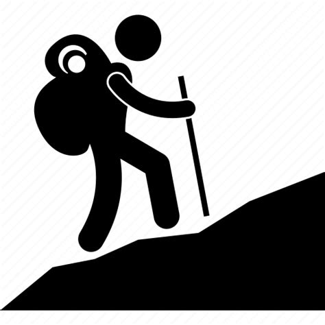 Backpacker Climbing Expedition Hiker Hiking Mountain Traveler