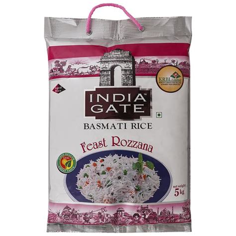 India Gate Basmati Rice Feast Rozzana 5kg Online Grocery Shopping