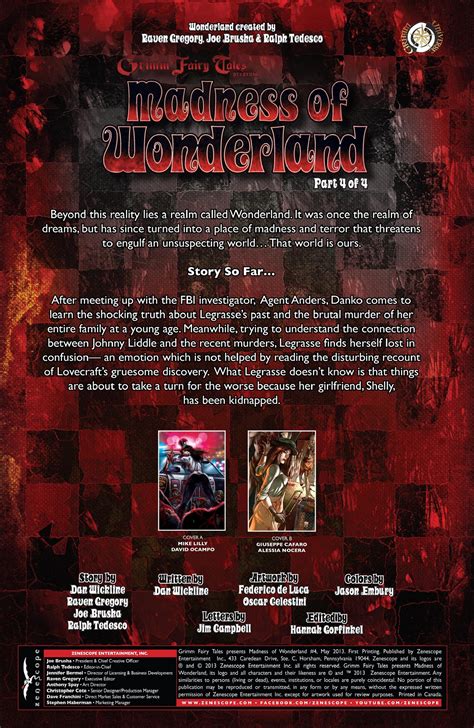 Read Online Grimm Fairy Tales Presents Madness Of Wonderland Comic
