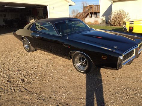 1971 Dodge Charger Se S 383 Factory Tx9 Black Classic Dodge Charger