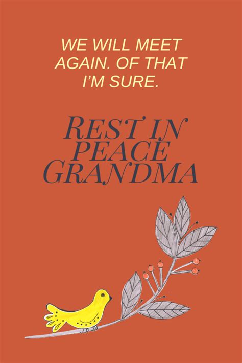 Rest In Peace Grandma Poems